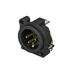 4-PIN MALE PANEL RETENTION LUG HORIZONTAL