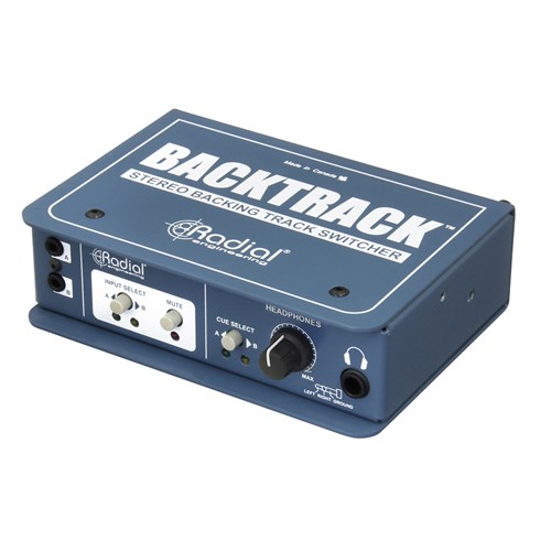 15V stereo backing track switc