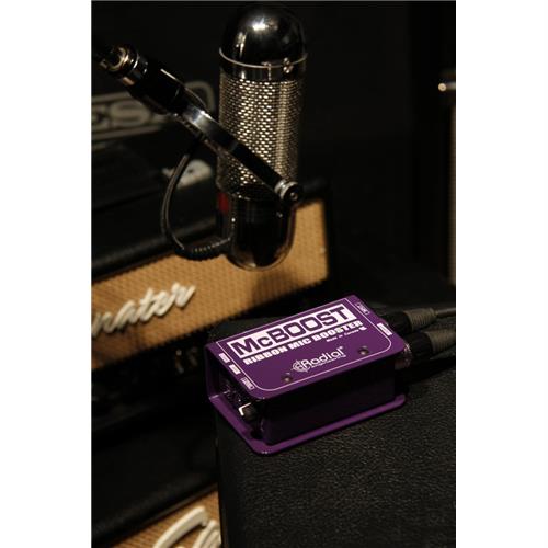 Radial MCBOOST - Mic signal booster 25dB for dynamic and ribbons 