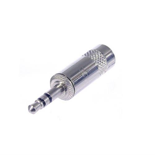 3.5MM MINI JACK, BLK SHELL gold contacts 6mm cable