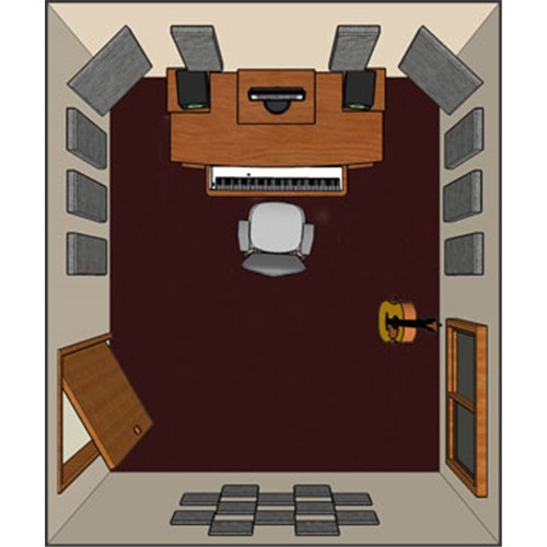 London 12 Room Kit 20 panels + 2 bass traps Paintable Z900 0120 09