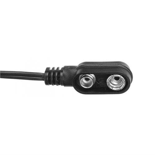 Cioks Type 6 - 9V battery clip, 50cm (black)