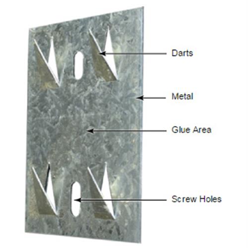 Wall mount for Broadway panels 24 pieces F101 1000 00