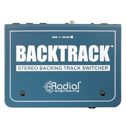 15V stereo backing track switc