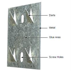 Wall mount for Broadway panels 24 pieces F101 1000 00